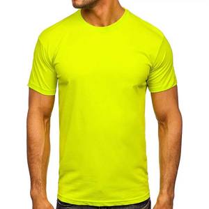 Camiseta Deportiva de Manga Corta para Hombre, Corte Regular, Algodón, Logotipo Frontal, Secado Rápido, Transpirable, para Gimnasio, Entrenamiento, Deportes, Personalizable - Product Image 1