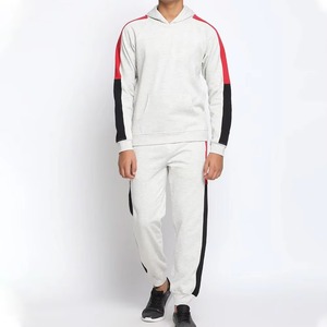 Chándal Deportivo Informal con Capucha y Bloques de Color para Adultos, Ropa Deportiva Transpirable de Manga Larga para Invierno con Bolsillos Laterales - Product Image 1