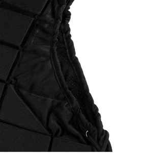 Chaleco de Neopreno Unisex para Montar a Caballo, Sin Mangas, Transpirable, Diseño Sólido, Cierre con Cordón, Protección Ecuestre de Longitud Completa - Product Image 4