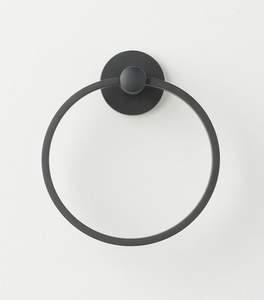 Anillo para toallas de hierro duradero, accesorio de baño con bordes lisos para un uso familiar seguro en el día a día - Product Image 5