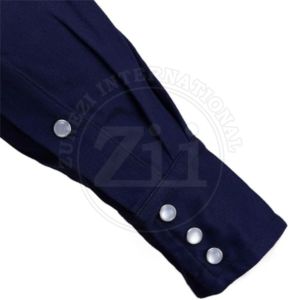 Lona Elástica de Algodón y Spandex de Alta Resistencia, Soldada, Estilo Occidental, Resistente al Agua, NFPA 2112, Personalizada, Manga Larga, Nivel de Protección Contra Vapores FR - Product Image 4