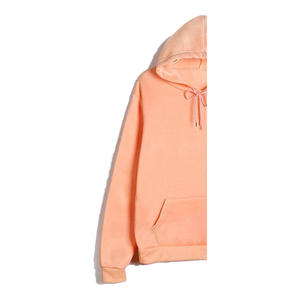 เสื้อฮู้ดดี้ผู้หญิงผ้าฝ้าย/ใยไผ่ แบบลำลอง สำหรับฤดูหนาว/ฤดูใบไม้ผลิ เป็นมิตรกับสิ่งแวดล้อม ระบายอากาศได้ดี กันลม ลายนูน ขนาดใหญ่พิเศษ - Product Image 6