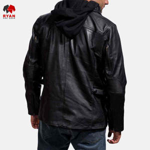 Chaqueta de Cuero con Cierre de Botones y Diseño Personalizado Ryan Pro Gear, Tejido Cómodo con Logotipo Personalizado - Product Image 5