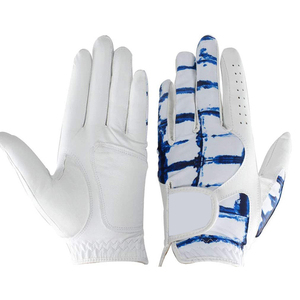 Guantes de Golf Ikhlas Sports para Hombre, de Piel de Oveja 99.9% Genuina, Blancos, Transpirables, Ligeros, Antideslizantes, con Agarre Personalizado - Product Image 2