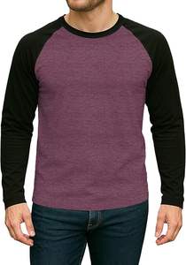 เสื้อยืดแขนยาว OEM แขนเสื้อแบบแร็กแลนตัดต่อสี สำหรับผู้ชาย 180 GSM คุณภาพพรีเมียม ผ้าฝ้าย 100% หลายสี ดีไซน์ใหม่ สไตล์สตรีทแวร์ - Product Image 4