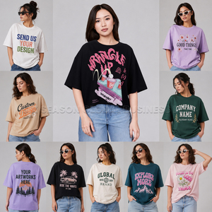 Personalized Custom Artwork Digital Printed Drop Shoulder <b>T</b>-<b>Shirt</b> Manufacturer Factory SSGBL <b>T</b> <b>Shirt</b> Wholesale Supplier Bulk Tee - Product Image 5