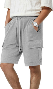 OEM Men Casual Canvas Knee Length Sweat <b>Shorts</b> Custom Logo Colors Available Unisex Eco-Friendly Breathable Quick Dry Gym Running - Product Image 6
