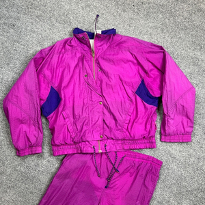 Women's Pink <b>Tracksuit</b> Set Full Length Drawstring Closure Side Pockets Quick Dry Sporty Style Lightweight Polyester Spring Wear - Product Image 4