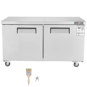 Tavolo Refrigerato Professionale in Acciaio Inox da 60 Pollici per Preparazione Sandwich e Insalate, 16,4 Cu. Ft. Attrezzatura di Refrigerazione per Cucine Commerciali 2 - Product Image 1