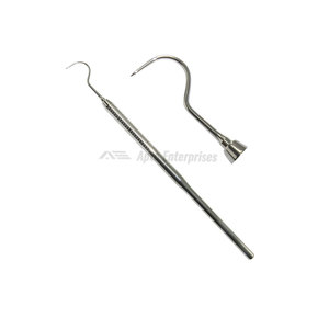 Explorador Dental Manual con Mango de Acero Inoxidable, Herramienta Profesional para Dentistas, Detección de Placa, Cálculos y Sarro, Instrumento de Higiene Bucal - Product Image 3