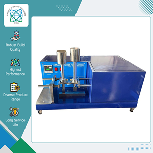 Probador de abrasión de acero dulce con recubrimiento en polvo de calidad excepcional, el más vendido, con contador digital preestablecido, origen India. - Product Image 2