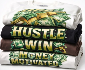 Camisetas Gráficas Extra Grandes de Algodón 100% Premium para Hombre, Camisetas Y2K para Hombre, Camisetas con Estampado Personalizable para Hombre - Product Image 3