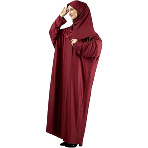 Abaya de haute qualité pour femmes, en mousseline de soie, vintage, droite, longueur cheville, manches longues, robe musulmane modeste pour adultes - Product Image 5