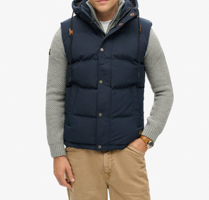 <b>Mens</b> <b>Utility</b> Gilet Waistcoat Sleeveless Lightweight Warm Padded Outdoor Winter Casual Vest Custom Wholesale Apparel Manufacturer - Product Image 4
