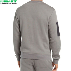 เสื้อสเวตเชิ้ตคอกลมแบบทูโทน คอนทราสต์ พาแนล สำหรับผู้ชาย หลายสี บล็อกสีต่างกัน ผ้าฟลีซ ชุดฝึกซ้อม เสื้อคลุม เสื้อผ้าชั้นนอก - Product Image 5