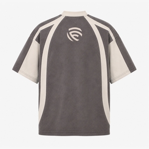 เสื้อยืดแฟชั่นโอเวอร์ไซส์แบบสั่งทำพิเศษ |   เสื้อยืดสตรีทแวร์ผ้าคอตตอนเจอร์ซีย์พรีเมียม |   เสื้อยืดลำลองผู้ชายทรงหลวมไหล่ตก - Product Image 3