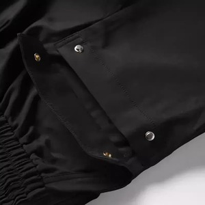 Shorts cargo pour hommes, couleur unie, en toile, taille élastique, décontractés, taille mi-haute, avec poches - Product Image 5