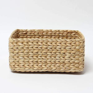 Factory Price <b>Small</b> Wooden Chip Picnic <b>Basket</b> Wedding Candy Empty Gift <b>Basket</b> with Handle Top Trending Design Home Decorations - Product Image 4