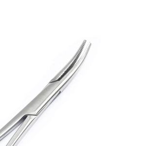 Pinzas Hemostáticas Manuales de Acero Curvas con Mango de Bloqueo - Instrumentos Quirúrgicos de Java Surgical - Product Image 4