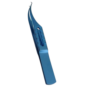 Pinzas Oftálmicas de Titanio con Dientes, Instrumento Quirúrgico Manual Reutilizable para Cirugía Ocular, Manipulación Precisa de Tejidos, Hospital - Product Image 5