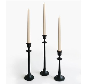 Satin Gold Metal Candle <b>Stand</b> Small Round with Triangular Spherical <b>Stand</b> Wholesale Price Customized <b>Printing</b> - Product Image 4