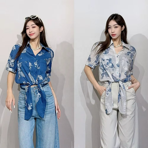 Camisa Hawaiana Personalizada Liu Ming 2026 para Mujer, Estampado Floral, Vacaciones de Verano, Estilo Hip Hop, Camisa de Playa con Logotipo Frontal, Suministro ODM - Product Image 5