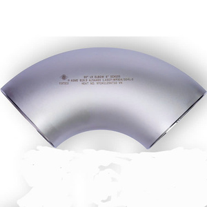 Coude à 90 degrés à rayon long en acier inoxydable ASME B16.9, fabriqué au Vietnam, en aciers 304, 304L, 316, 316L, tailles 1/2 à 12, emballage en boîte. - Product Image 2