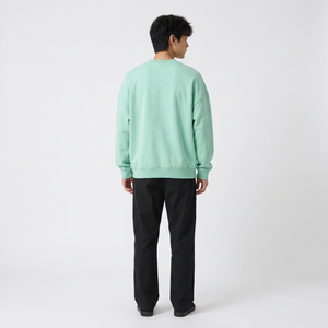 Sudadera con cuello redondo y estampado gráfico personalizado al por mayor, con serigrafía y corte oversize para marcas estadounidenses - Product Image 6