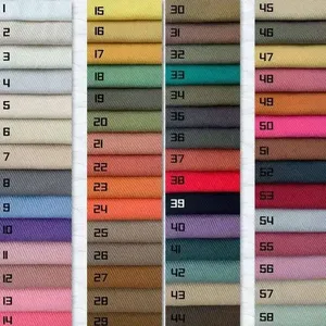 T-shirt en tricot uni pour homme, vêtement décontracté, 58 couleurs disponibles, style tissu teint uni - Product Image 2