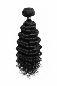 ผมอินเดียสีดำแบบลอนลึก  แบบเรมี่  น้ำหนัก 100 กรัม - Product Image 1