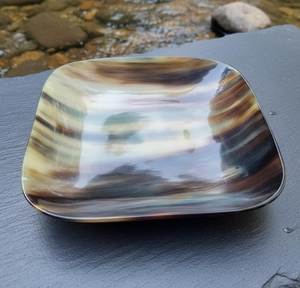 Plateau de service en corne naturelle, fait main, poli, pour mariage et Diwali, design moderne - Product Image 4