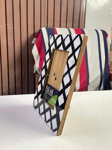 Inlay en os et résine fait main, couleur personnalisée, logo personnalisé, écologique, durable, motif floral rustique moderne, base en bois - Product Image 3