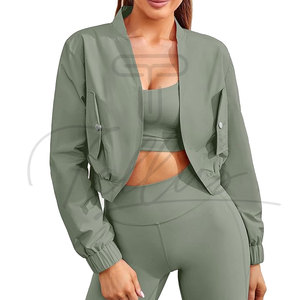 Nuevo Diseño, Chaqueta Corta Transpirable para Mujer, Cortavientos, Conjuntos Deportivos al por Mayor, Chaquetas Cortas de Alta Calidad con Logotipo Impreso para Actividades al Aire Libre - Product Image 2