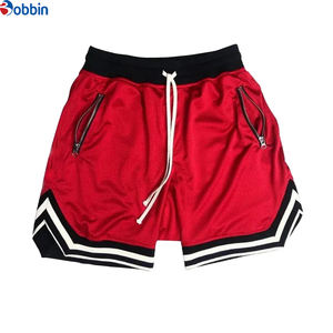 กางเกงขาสั้นสตรีทแวร์วินเทจสำหรับผู้ชายรุ่นใหม่ ระบายอากาศได้ดี ปักลายแบบ Tackle  ทรงเรโทร ผ้าตาข่ายสองชั้น กางเกงบาสเก็ตบอลแบบสั่งทำพิเศษ - Product Image 5