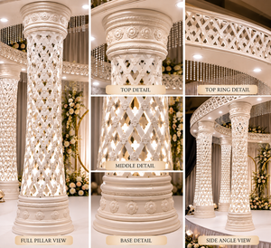 Impresionante Mandap de Boda de Cristal con Corte de Diamante, Magnífico Mandap de Boda de Cristal con Corte de Diamante, Elegante Mandap de Cristal, Reino Unido - Product Image 5