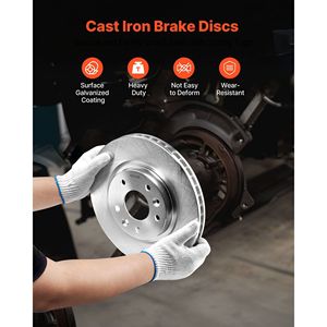 Kit di Riparazione Freni Anteriori e Posteriori per Nissan Rogue 2014-2015, Compatibile con Configurazione a 2 File di Sedili, Diametro Esterno Anteriore Cavo di 11,65 Pollici (296mm) - Product Image 5