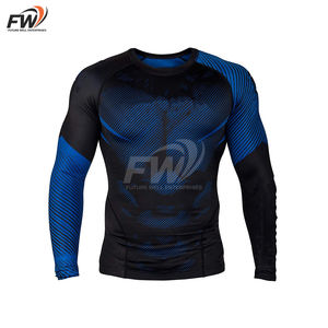Rashguard Deportivo Personalizado con Logotipo, Diseño OEM, Compresión, para MMA y BJJ, Sublimado e Impreso para Hombre - Product Image 2