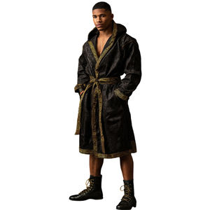 Bata de Boxeo de Satén de Alta Calidad, Túnica de Artes Marciales, Bata para Competición de Lucha, Ropa de Artes Marciales, Bata de Boxeo con Capucha, Vestido de Combate - Product Image 3