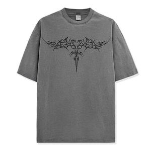 เสื้อยืดคอตตอนเนื้อหนัก 260 GSM ทรงโอเวอร์ไซส์ ไหล่ตก  ไม่มีลาย  รับทำโลโก้ตามสั่ง ผู้ผลิต OEM จากบังกลาเทศ - Product Image 5