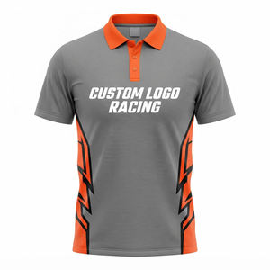 Chemise personnalisée pour équipe de course moto homme, uniforme de pilote sublimé, logo personnalisé, vente en gros OEM - Product Image 3