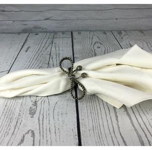 Shiny Iron Brass Gold <b>Bow</b> Knot Napkin Ring Stocked for Weddings Dinner Party Tabletop Decor Modern Luxury Napkin <b>Holders</b> - Product Image 6