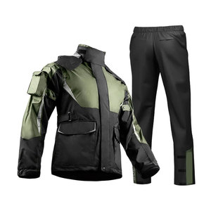 Trust in Road Safety Style Two-Piece Windproof Leather Motorbike Suit Elevate Adventure Spirit Durable Waterproof & Breathable - Product Image 1