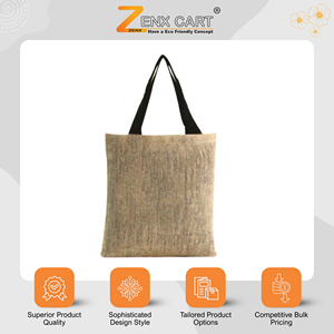 Meilleure Offre - Fabriqué en Inde, Sacs en Jute de Qualité Export, Très Résistants, Écologiques, Grande Taille, Personnalisables, pour Cadeaux, Épicerie, Shopping - Product Image 2