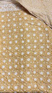 Luxury Printed Elephant Floral Cotton <b>Quilt</b> Bedspread Handmade Reversible Traditional Indian Rajasthani Hotel-Style Home Decor - Product Image 6
