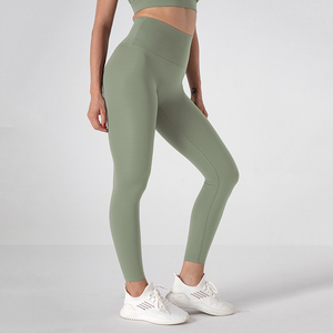 Leggings Deportivos para Mujer con Logotipo Personalizado, Tejido Elástico que Absorbe la Humedad para Entrenamiento y Ejercicio en el Gimnasio - Product Image 4