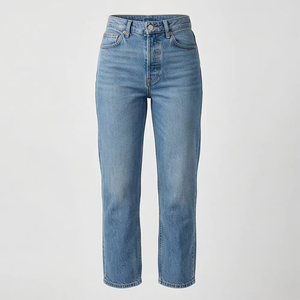 Jeans para Hombre, Corte Regular, Color Negro, Slim Fit, Pantalones Vaqueros Rectos, Casuales, con Logotipo y Diseño Personalizados, Precio Bajo - Product Image 3