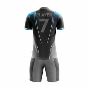 Fully Stylish Men Soccer Jersey Uniform Short Printed Breathable Comfortable Premium Quality Quick Dry - Product Image 3