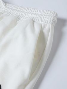 Ensemble de survêtement unisexe en coton blanc, à capuche, manches longues, couleur unie, coupe décontractée, pantalon et sweat à capuche avec cordon de serrage, pour l'automne - Product Image 5