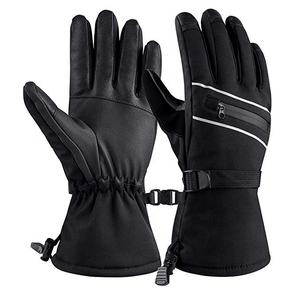 Unisex-Guantes de esquí para niños y jóvenes, accesorios de cuero para actividades al aire libre para snowboard - Product Image 2