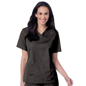 High Quality Fashion Wear Wholesale Factory Price Nursing Wear <b>Set</b> Two Pockets Comfortable Slim Fit Women's <b>Scrub</b> Tops Polyester - Product Image 2